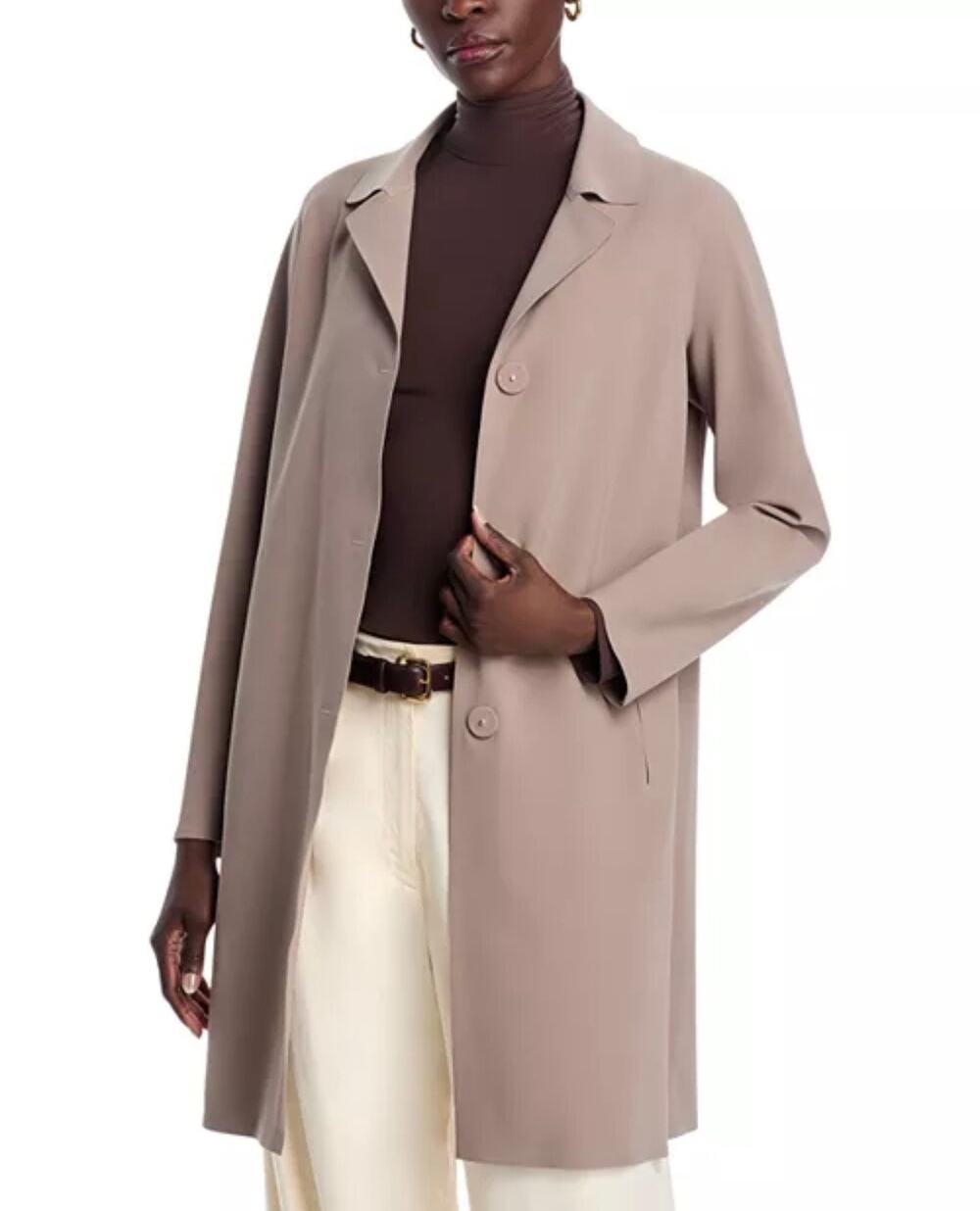$1075 Herno Scuba Snap Front Jacket Made n Italy Minimalist Designer Luxury XS/S